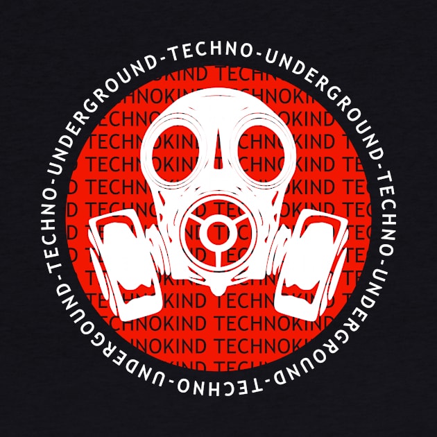 Techno music gasmask by shirts.for.passions